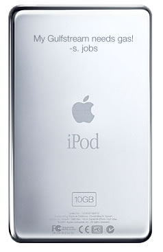 New iPod with text message